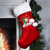 Personalised Tartan Santa Luxury Stocking For Dogs